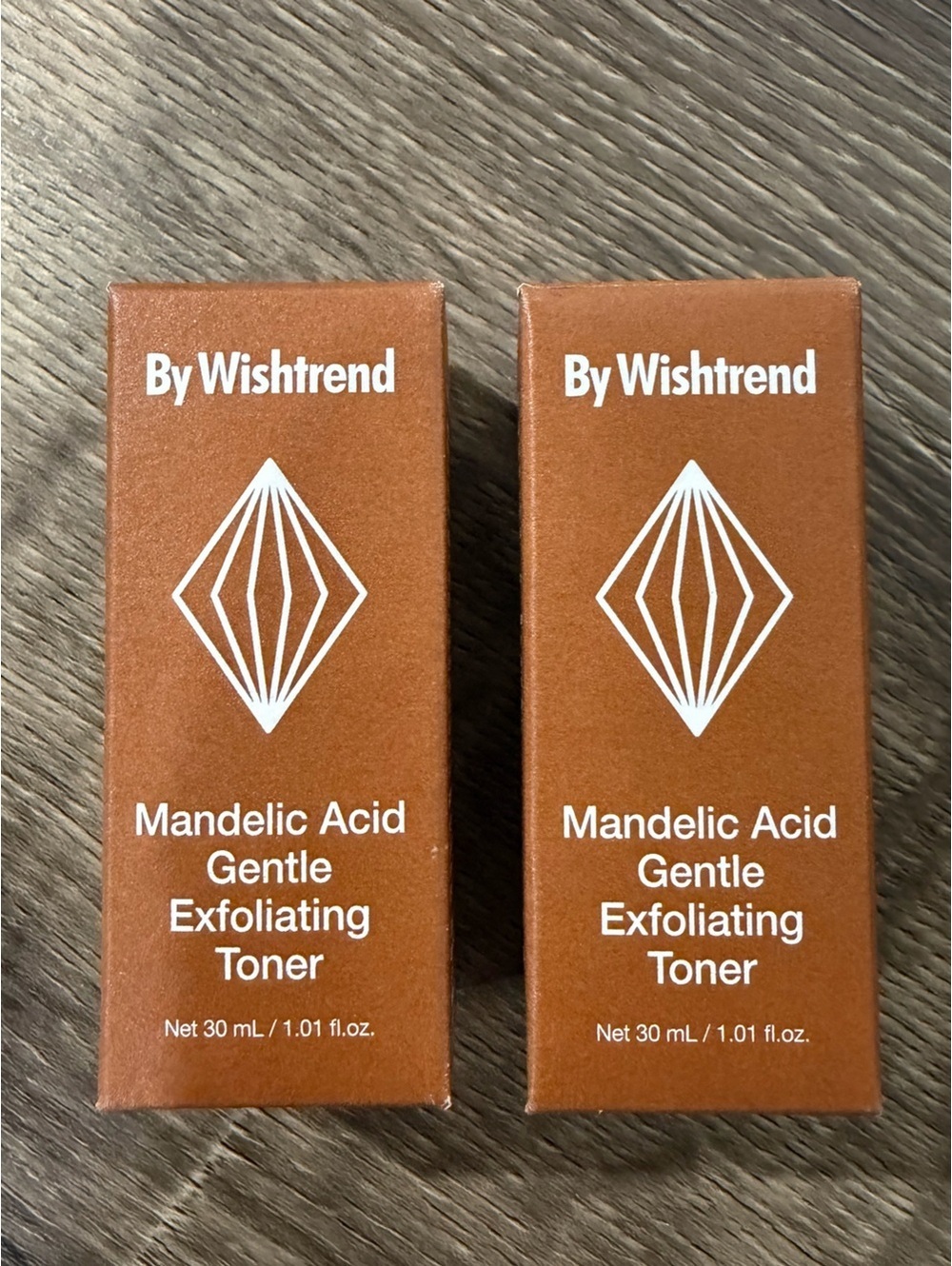 2 x Mandelic Acid Gentle Exfoliating Toner by Wishtrend 30 ml NEW